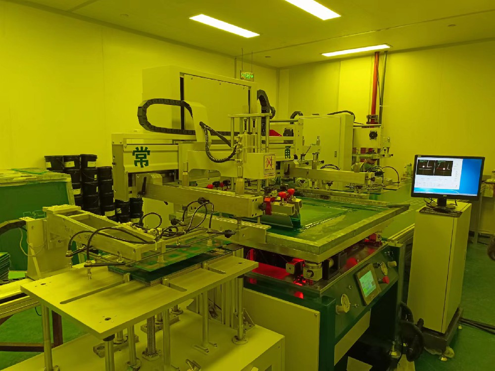 CCD视觉对位黄色片91视频（厚膜/电极电阻等印刷）